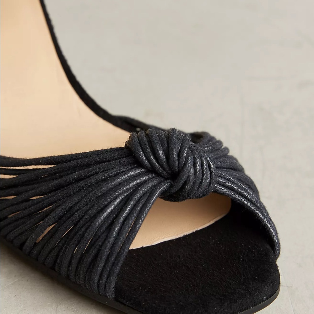 Anthropologie Castaner Mar-Knot Block heels Size 37/US 6.5 - Picture 4 of 15